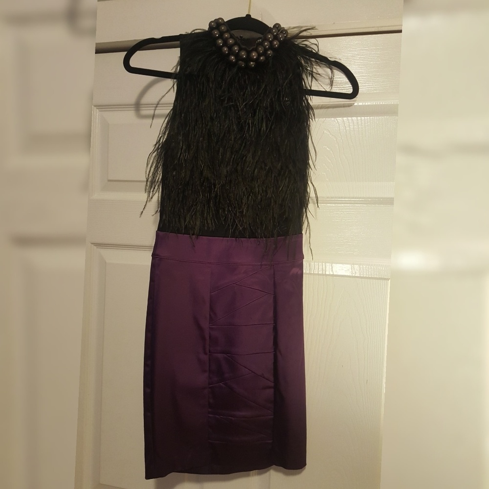 A gorgeous feather dress